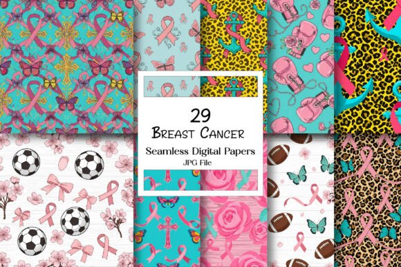 Breast Cancer Seamless Pattern: A Symbol of Hope and Awareness