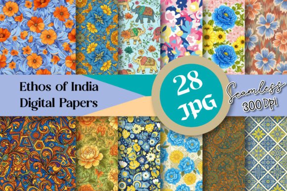 Ethos of India Seamless Digital Papers