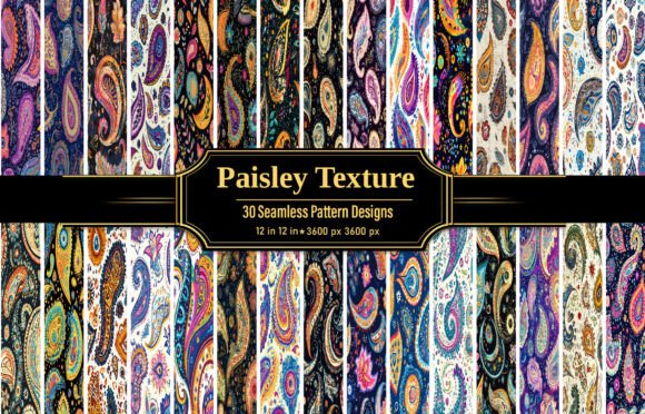 Paisley Seamless Texture Backgrounds