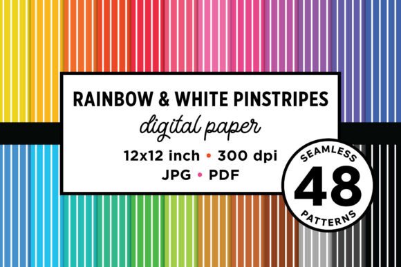 Seamless Pinstripes Digital Pattern: A Versatile Design Solution for Modern Creators