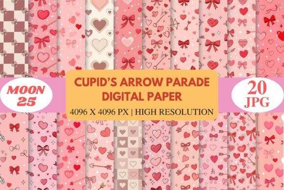 Unleashing Romance: Real-World Uses for Cupid's Arrow Parade Digital Paper