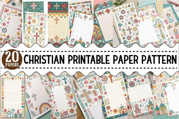 Unlocking Creativity with a Christian Printable Paper and Pattern Bundle