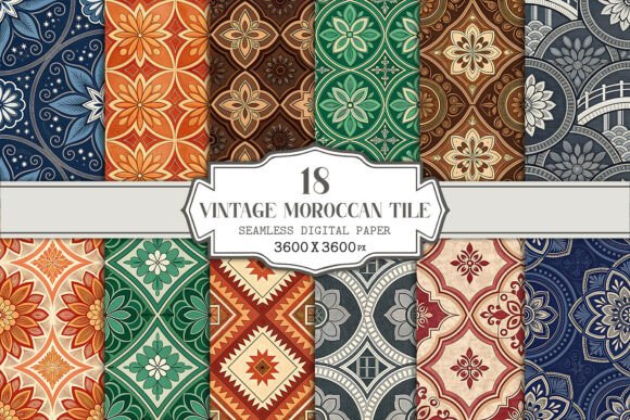 Vintage Moroccan Tile Seamless Pattern: A Timeless Design for Modern Creativity